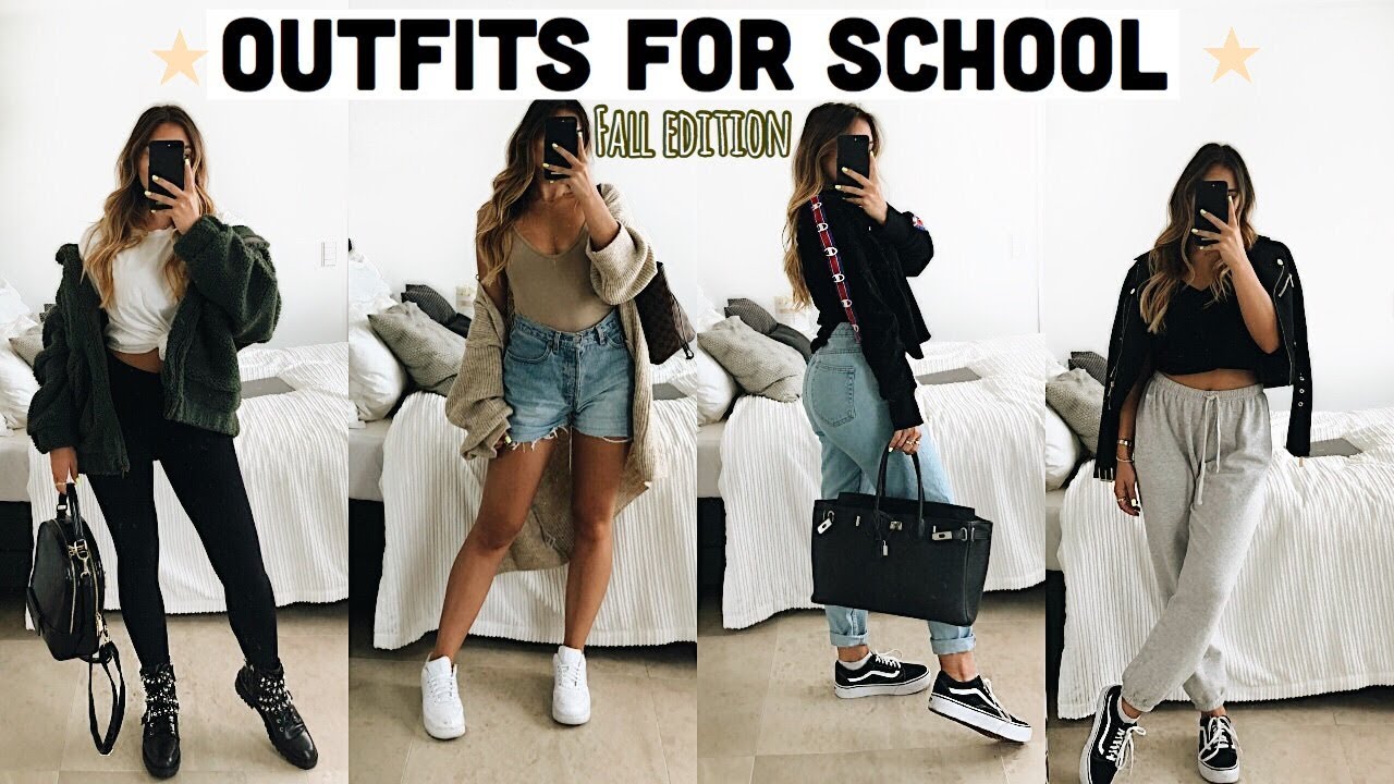 Cute AF Outfits for School - College - Everyday / Fall Edition🍁 ...