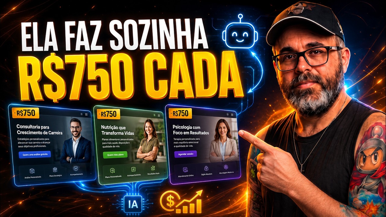 DEIXEI o Claude usar meu navegador por 20 minutos (ele voltou com 10 clientes)
