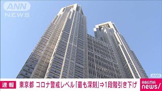 【速報】都のコロナ警戒レベル「最も深刻」→1段階引き下げ　2カ月ぶり(2022年9月15日)