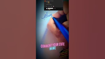 COMMENT YOUR CUTE NAME #ytshorts #signature #style #comment #name @shaikismail-e3t