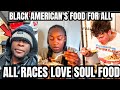 طعام الروح الأمريكي الأسود هو الأفضل الجميع بغض النظر عن العرق يحبون طعامهم 