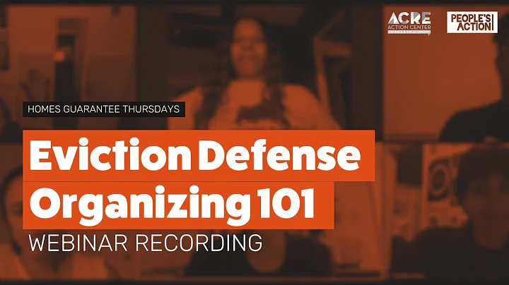 Eviction Defense Organizing 101