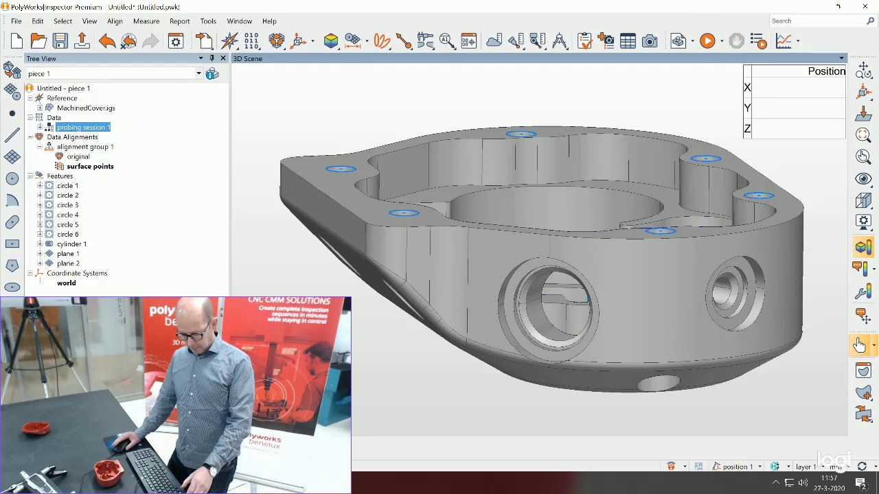 Feature scanning guidance met PolyWorks - YouTube