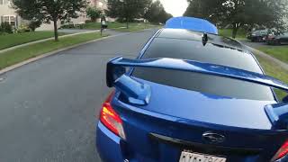 2018 Subaru WRX STI cold start and walk around