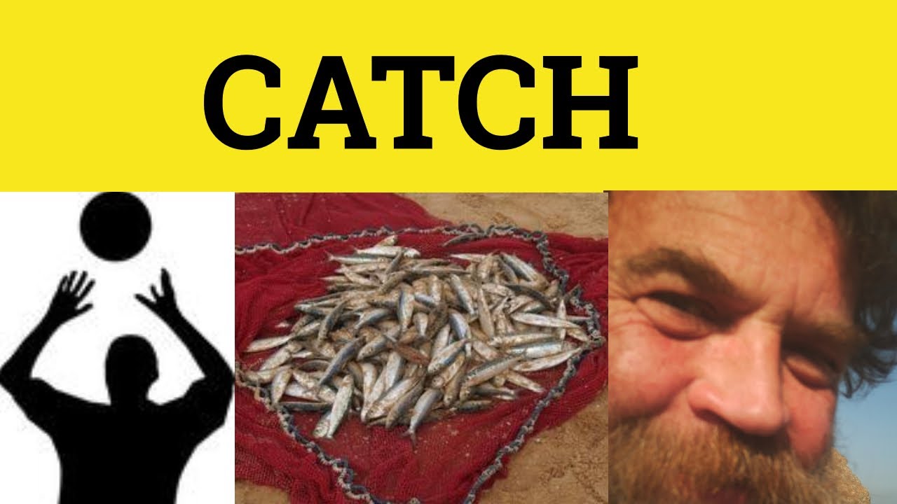 Catch mean. Catch caught. Shove meaning.