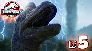 ШТОРМ! ЭПИДЕМИЯ! КУЧА ПРОБЛЕМ НА НОВОМ ОСТРОВЕ!  ► Jurassic World Evolution #5