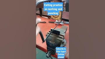 cutting practice on marking and punching #short