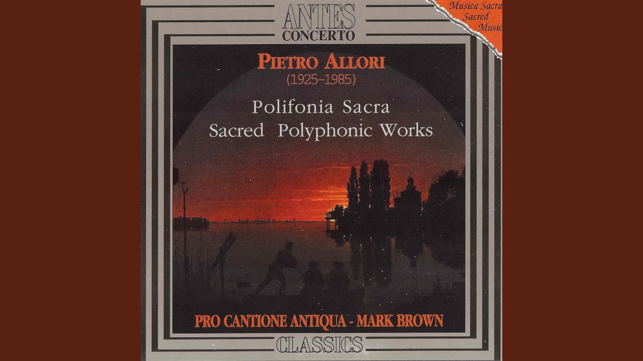 Watch Polifonia Sacra: Jesu Redemptor Omnium on YouTube Watch Polifonia Sacra: Jesu Redemptor Omnium on YouTube