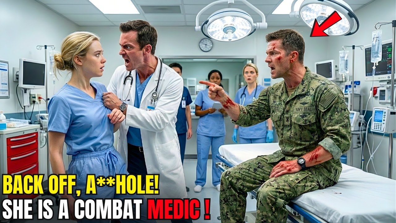 “Move, B*tch!” the Doctor Told the Quiet Nurse — Until the Navy SEAL Whispered: “You Don’t Know Her”