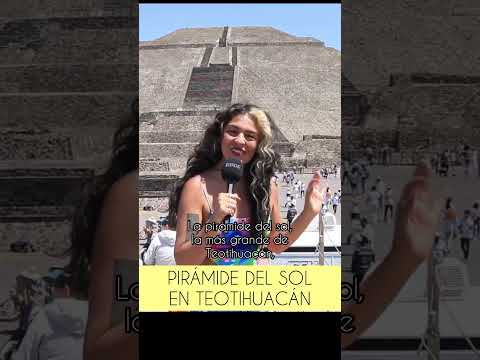 La pirámide del sol en Teotihuacán