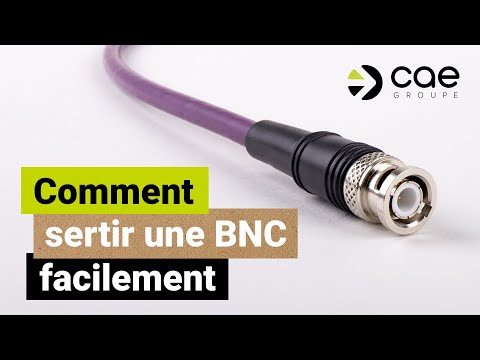 Comment sertir une BNC facilement ?