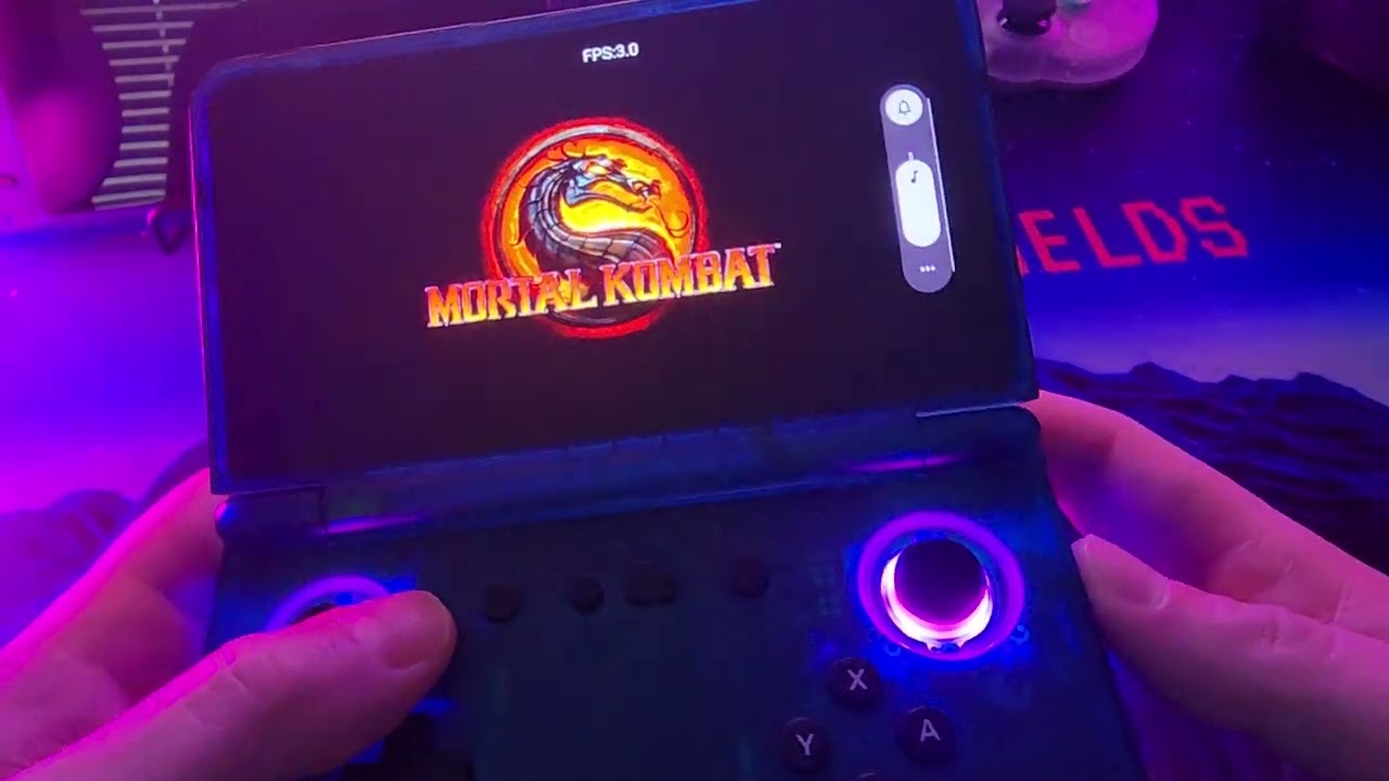 Retroid Pocket Flip 2 with Vita3k game installation tutorial featuring SF vs Tek and MK!