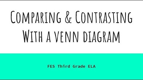 Compare and Contrast Venn Diagram