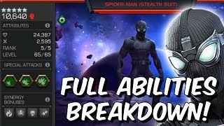Stealth Suit Spider-Man Full Abilities Breakdown - Beyond God Tier?! - Marvel Contest of Champions