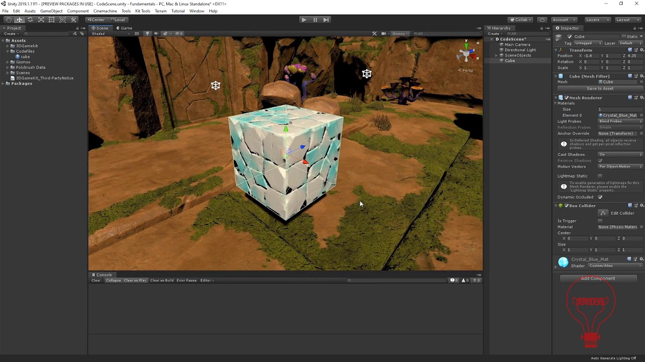 unity object material - YouTube
