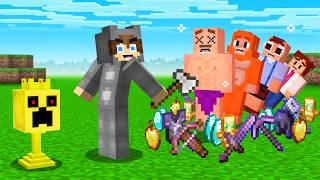 Minecraft Hunters vs Speedrunner but Hunters Secretly Drop O