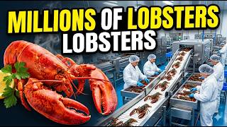 Massive scale inside a high tech lobster processing plant