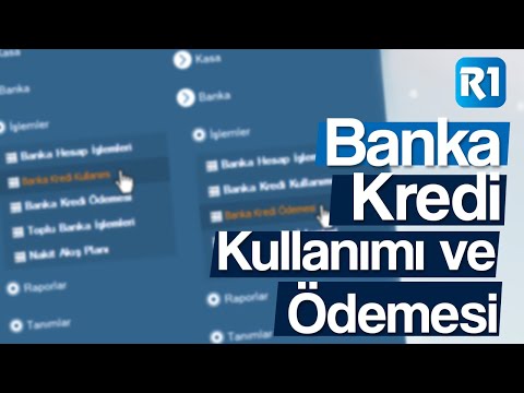 Banka Kredi Kullanımı ve Geri Ödemesi