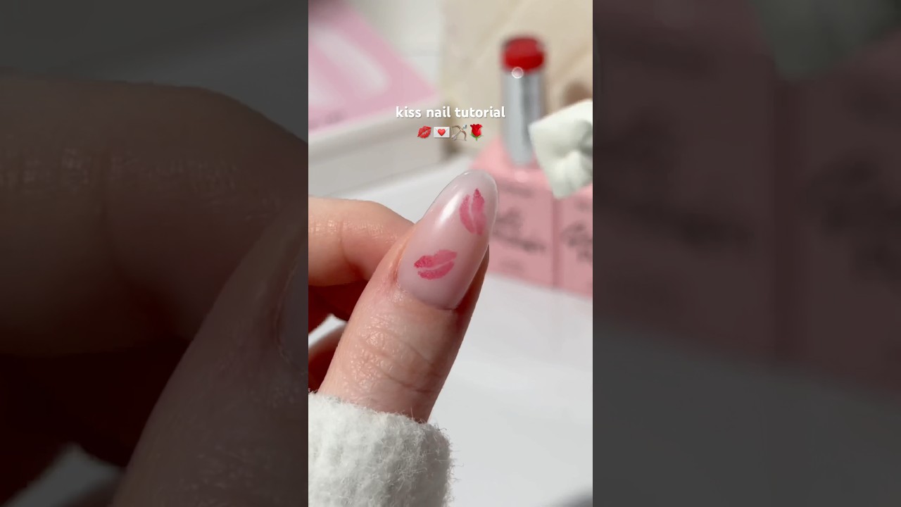 Easy Valentine’s Nail Tutorial 💋 