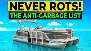 The ONLY Pontoon Hulls That Won't Rot — Hulls Cut Open to Prove It (The Anti-Garbage List)