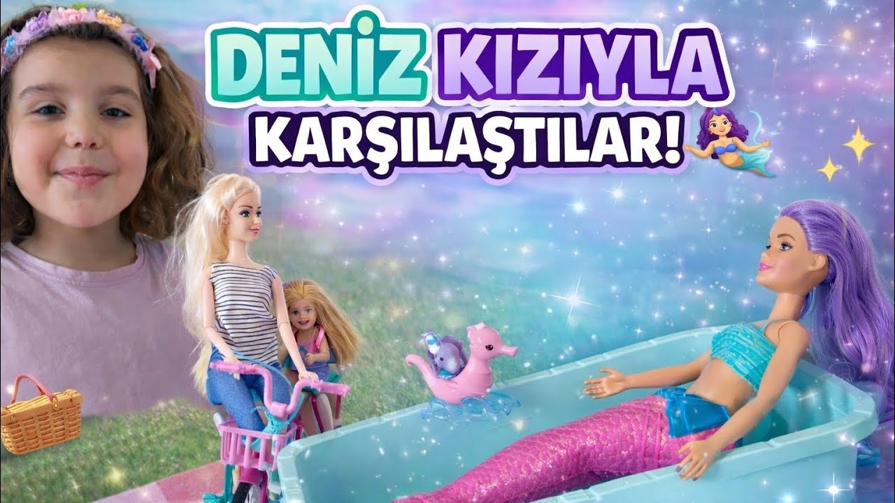 PİKNİĞE GİDERKEN DENİZ KIZIYLA KARŞILAŞTILAR!🧜‍♀️@Barbie @linacetinkayaofficial @oynayalımhadi 