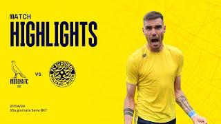 Highlights Serie BKT: Modena - Sudtirol 1-0