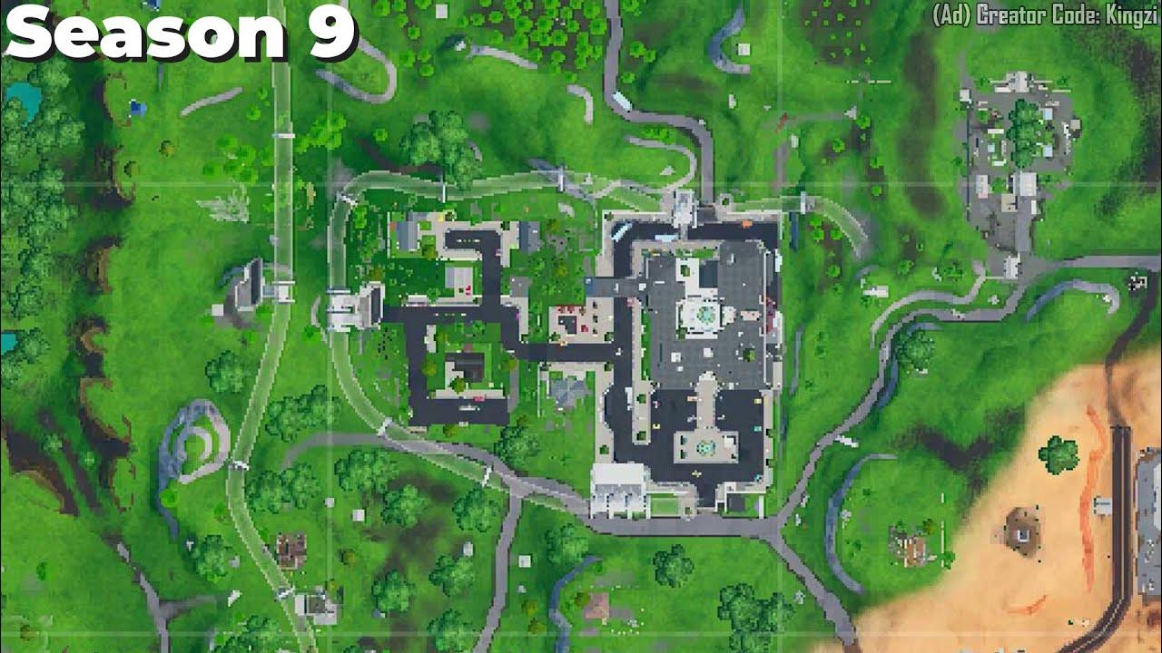 Season 1 To 18 Complete Retail Row Map Evolution in Fortnite YouTube