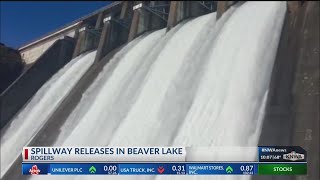 Beaver Lake Spillway Releases Started (KNWA)