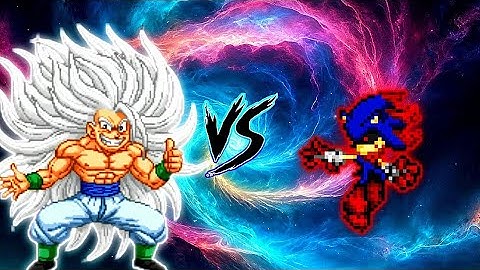 Goku SSJ Infinity Ultra Instinct OP VS Sonic exe V3 OP (all form) in Mugen