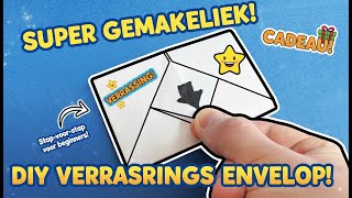 Hoe Vouw Je Een Verrassingspapieren Envelop Origami Cadeaukaart Met Verborgen Verrassing