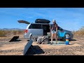 Solo Minivan Camper Living in Quartzsite - My Last Week Here! | Desert Van Life Boondocking