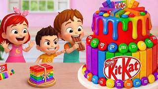 Miniature Rainbow Cake Tutorial 🌈 Amazing Mini Rainbow Chocolate Candy Cake Recipe 💕🍰 Yummy Teeny screenshot 5