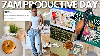 7am Day In My Life 💒 Productivity, Self Employed, Content Work, New Recipe, Night Routine + More!