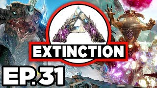 ARK: Extinction Ep.31 - HARD ELEMENT NODE / VEIN BATTLE! CAN I BEAT IT (Modded Dinosaurs Gameplay)
