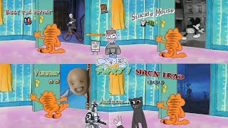 Garfield Answers The Door To Random Strangers 7 Siren Head Cartoon Cat Momo Yummer