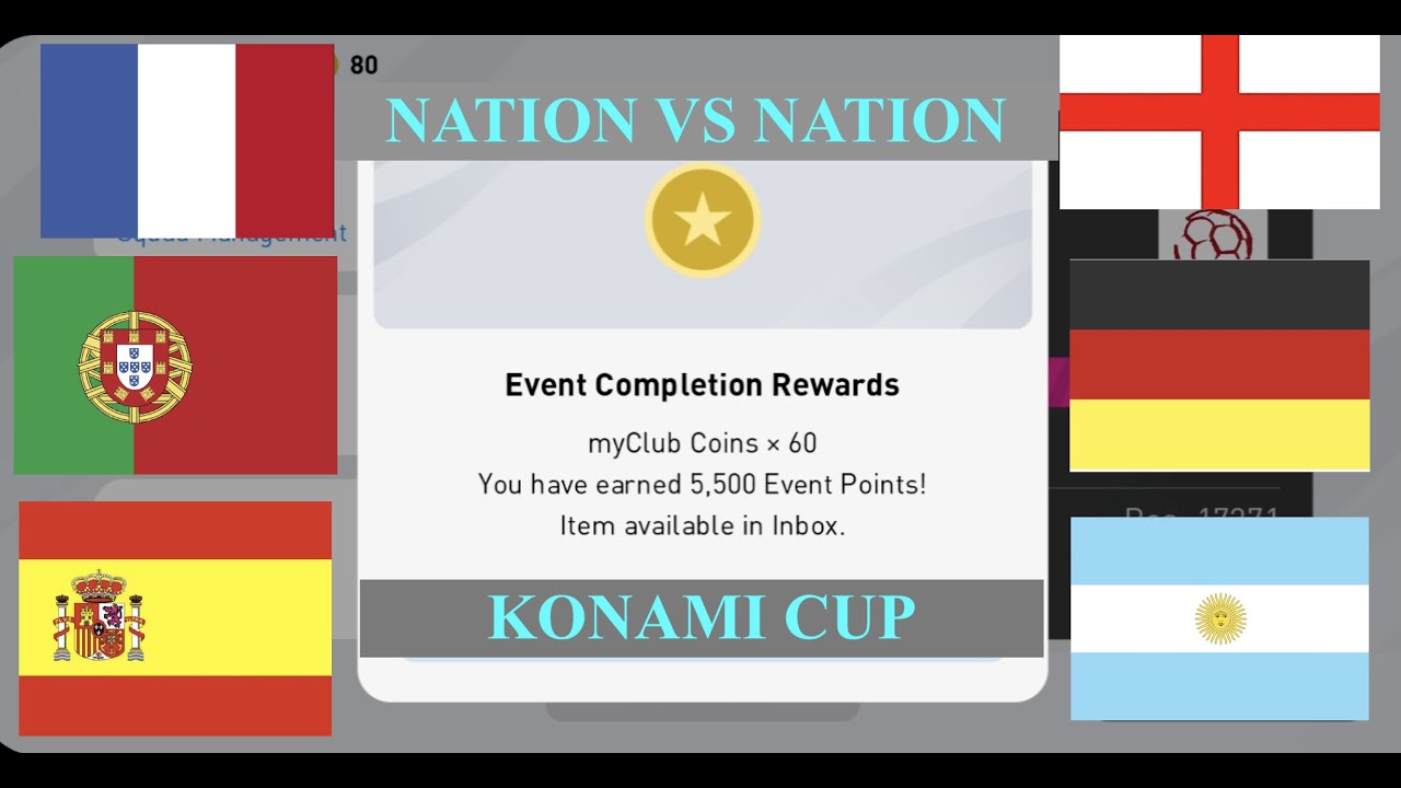 Pes Online Match Konami Cup Video| how to get club coins || how to play with online lag