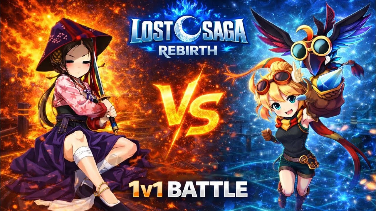 Lost Saga Rebirth 1v1 : Baek Vs Wind Runner 