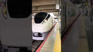 E657系ときわ号上野駅発車！