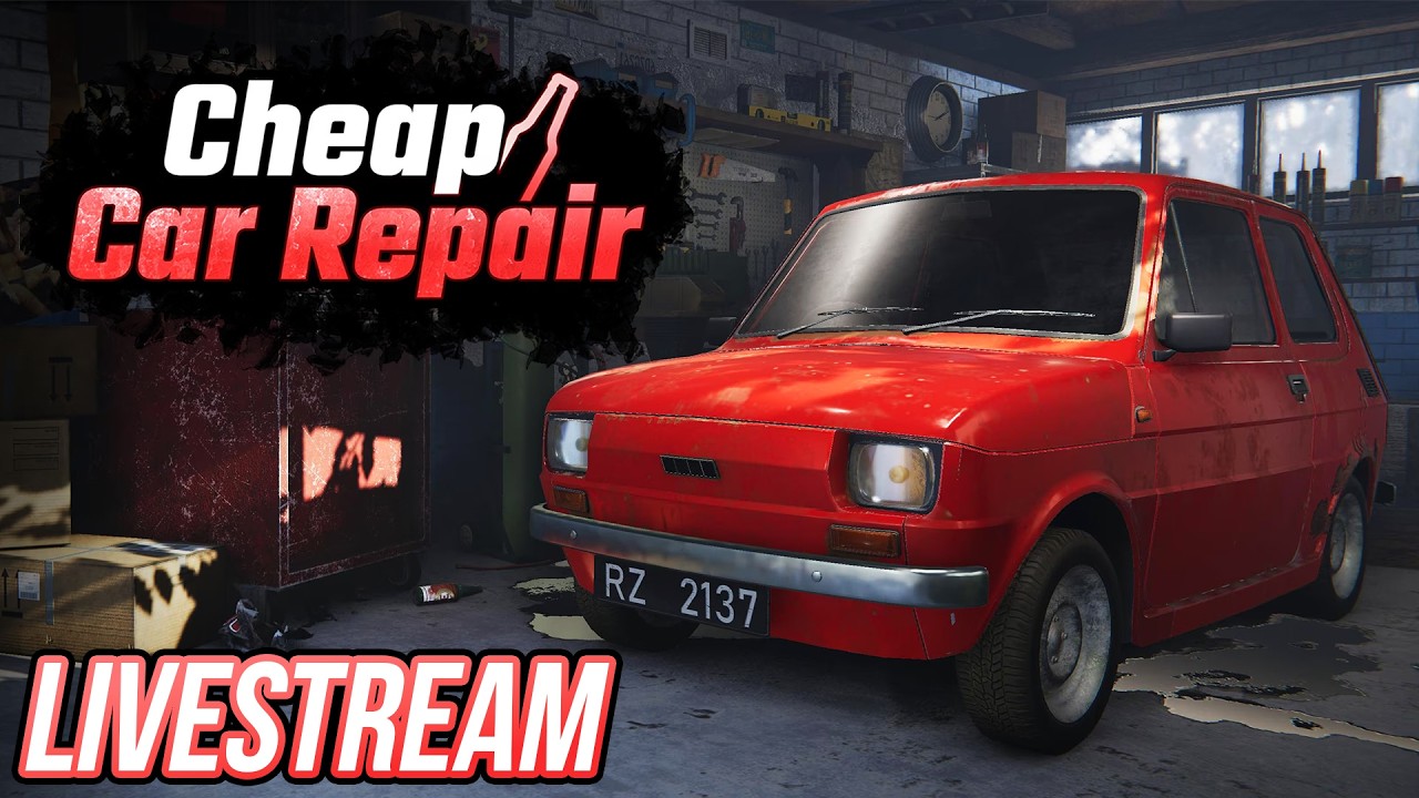 🔴 STREAM: POLSK&Yacute; SIMUL&Aacute;TOR AUTOSERVISU! | CHEAP CAR REPAIR | 1.6.2026