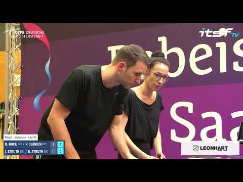 N. Bock/P. Olbrich vs J. Struth/B. Struth - Mixed - Last 16 - DTFB Deutsche Meisterschaft 2026