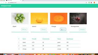Compare Products App with React and Redux
