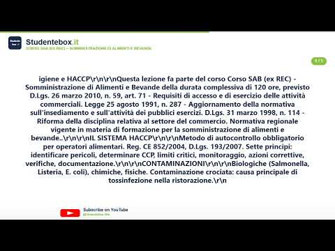 Video lezione