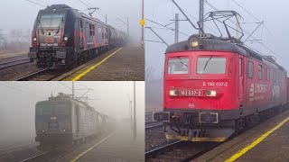 Gęsta mgła i pięć pociągów | Czerwona Skoda FDM-REW, Dragon 2 E6ACTadnb Orlen i inni | 03.03.2026