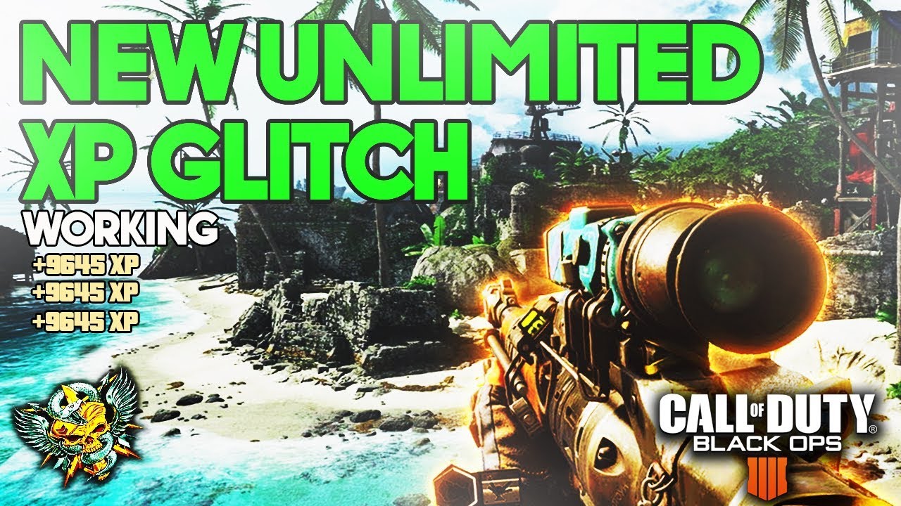 NEW BO4 UNLIMITED XP GLITCH BLACK OPS 4 XP GLITCH BO4 XP GLITCH MULTIPLAYER WORKING