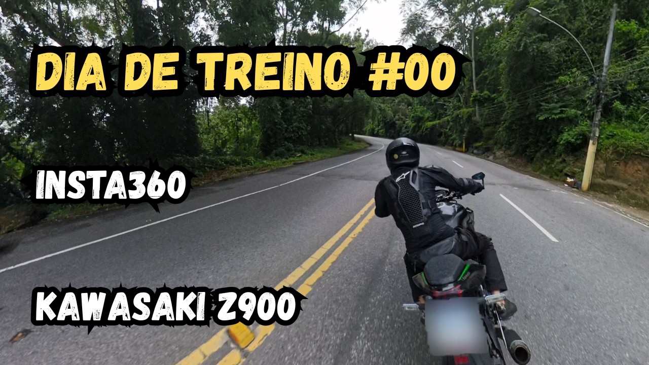 Z900 | Dia de Treino #00 | Insta360 | Kawasaki Z900 na Serra da Grota