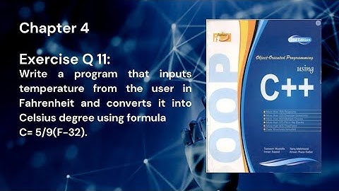 Object-Oriented Programming using C++  Chapter 4 Exercise Question 11|Tasleem Mustafa |Tariq Mahmood