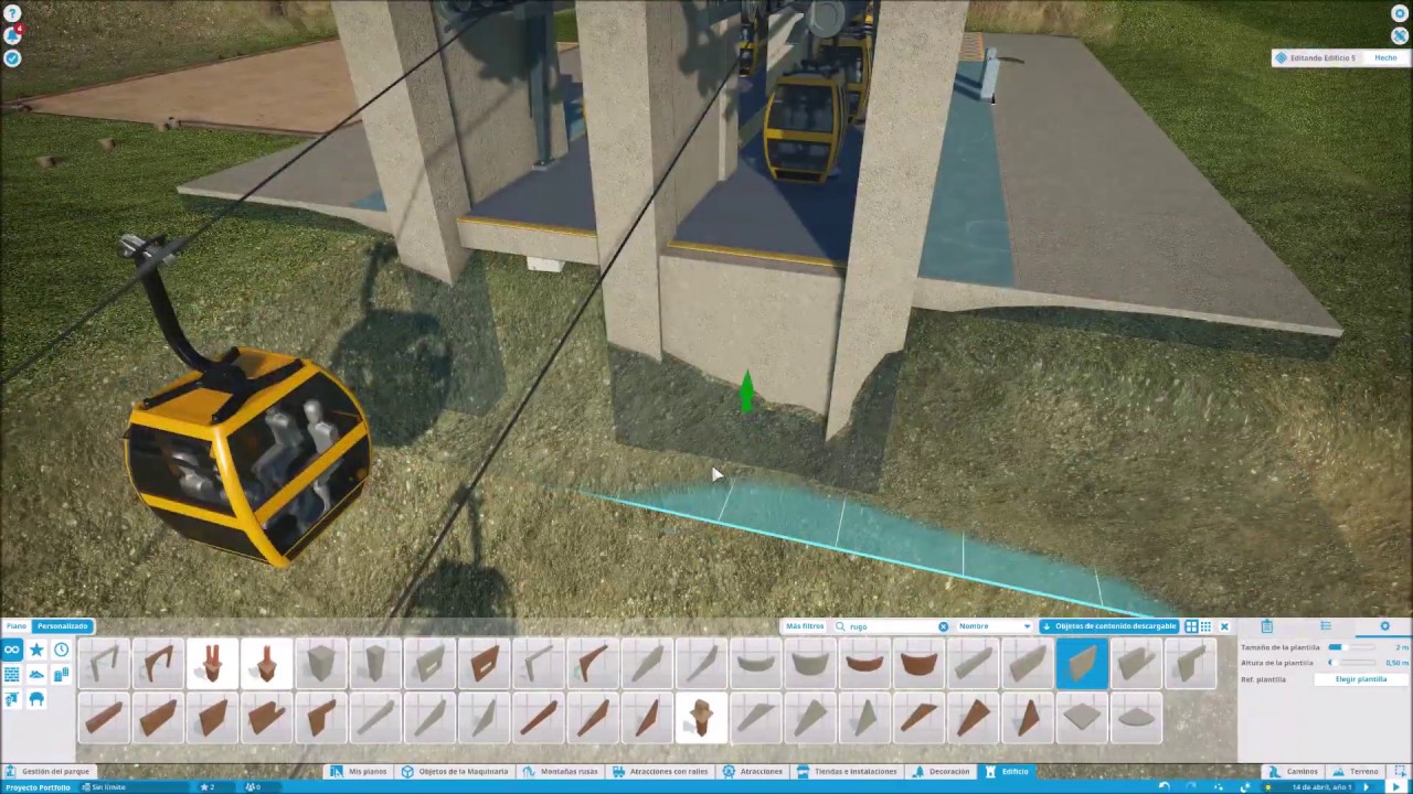 Planet Coaster | Spikies World | Ep.1: Mountain & Cable car. // Montaña y teleférico.