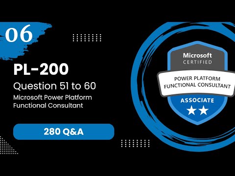 PL 200 Exam Q&A #6 - Microsoft Power Platform Functional Consultant