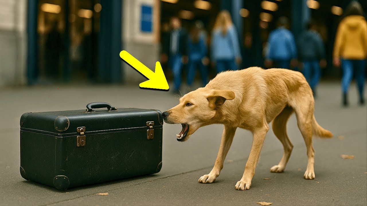 A kóbor kutya órákig ugatta az aktatáskát – ami benne volt, mindenki szívét megszakította