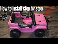 Best Choice Products Kids 12v Jeep Assembly  - Step By Step Install Guide